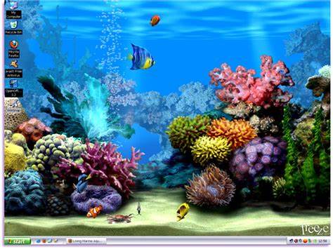 Living Marine Aquarium Animated Wallpaper, Free Wallpaper