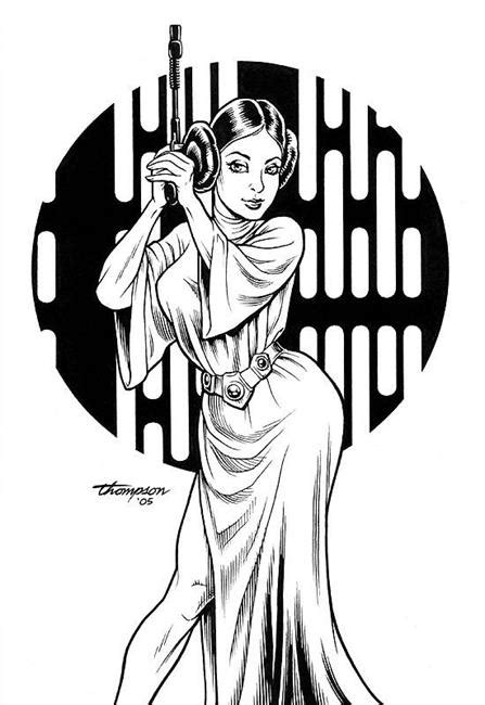 Princess Leia Cartoon Drawing At Getdrawings Free Download