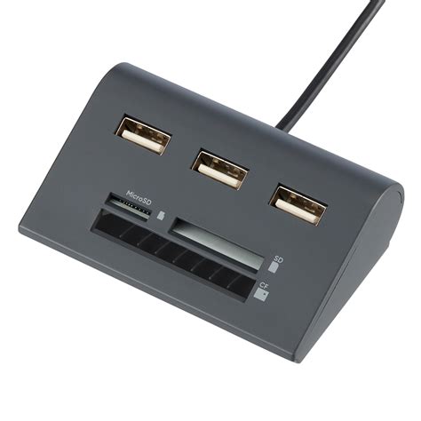 onn multi port usb hub  sd micro sd  compact flash card reader