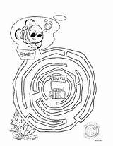 Coloring Maze Nemo Pages Finding Printable Runner Color Hard Print Cartoons Mazes Supercoloring Getcolorings Online Dory Visit Popular sketch template