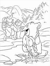 Brother Bear Coloring Pages Printable Recommended Color sketch template