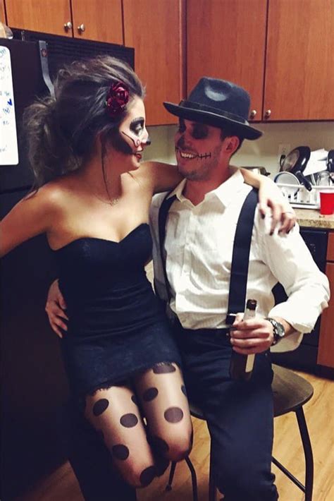 Skeletons Homemade Halloween Couples Costumes Popsugar Love And Sex