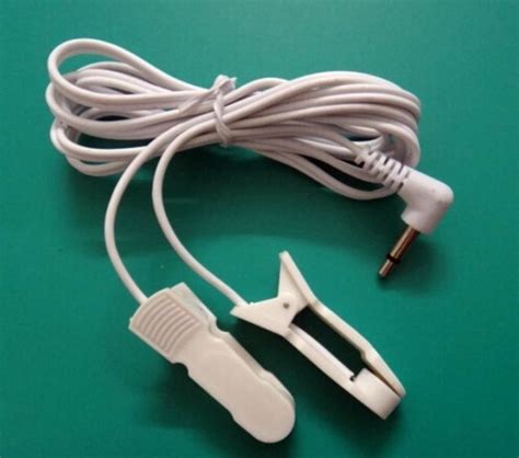 5pcs Lot Electronic Medical Ear Clip Lead Wire Cable Line For For