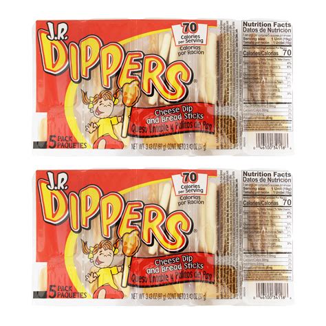 buy jr dippers cheese dip bread sticks snacks  packs  pack