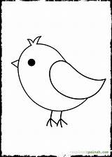Bird Coloring Baby Pages Cute Template Big Outline Printables Fat Visit Applique Clipartmag Drawing sketch template