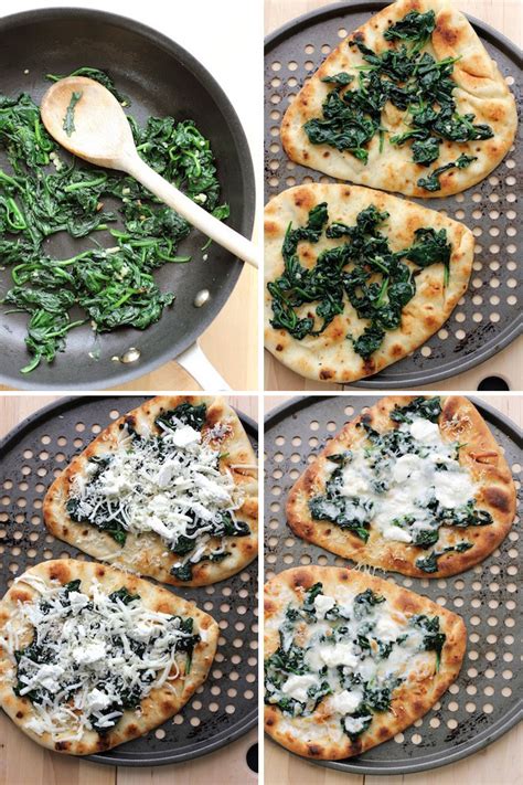 Flatbread Pizza With Spinach And Goat Cheese Green Valley Kitchen