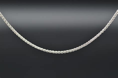 ladies  white gold  specialty chain