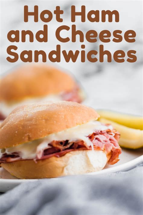 hot ham and cheese sandwiches meg s everyday indulgence