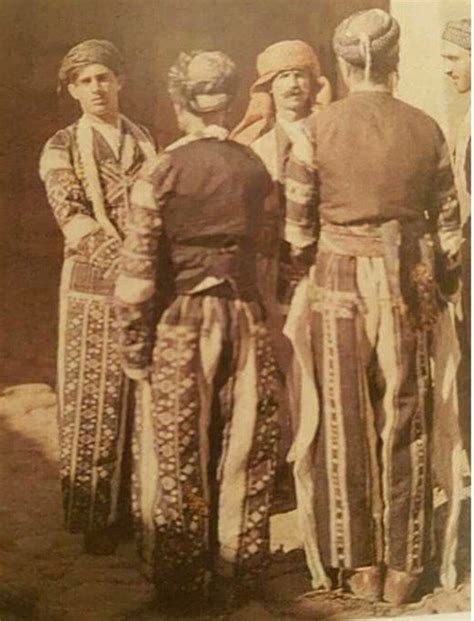 kurdish men in traditional costumes from zaxo iraqi