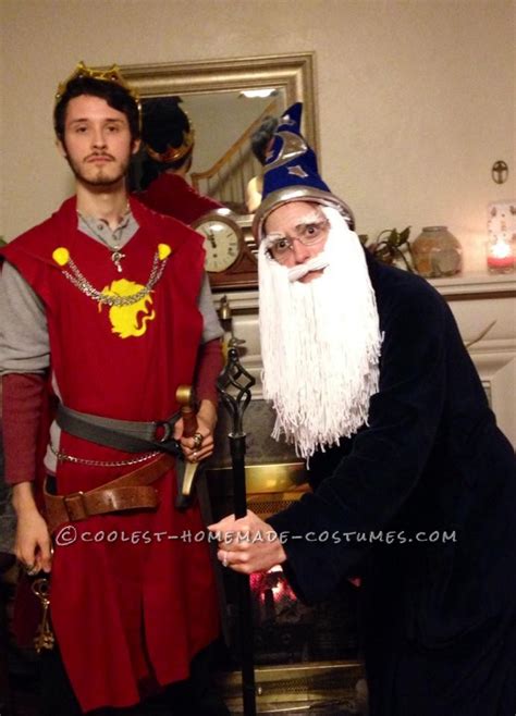 Cool Diy King Arthur And Merlin Couple Costume