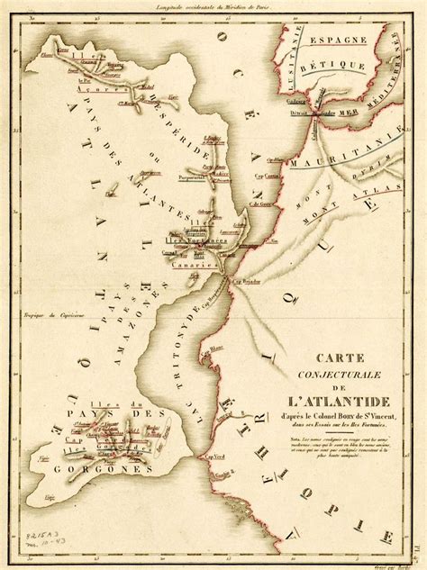 map  atlantis cartography pinterest