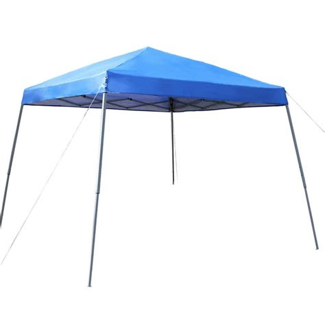 mf studio    slant leg pop  canopy  sq ft  shade instant folding canopy blue