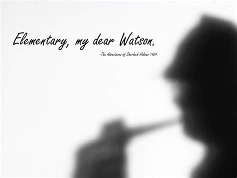 Elementary My Dear Watson The Adventures Of Sherlock Holmes 1929