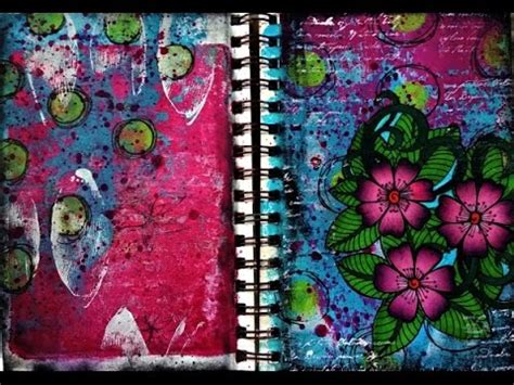 art journal page  adult coloring book image youtube
