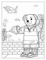 Polo Coloring Bear Ralph Lauren Collection Book sketch template