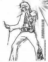 Elvis Presley Colouring Newman Bogart Brando Heston Colorear sketch template