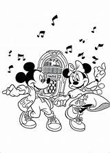 Disco Coloring Ball Mickey Dancing Pages Getdrawings Getcolorings sketch template
