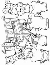 Coloring Pages Rescue Hamtaro Getcolorings sketch template