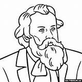 Johannes Mozart Tchaikovsky Brahms Debussy Claude Elementary Ilyich Getdrawings sketch template