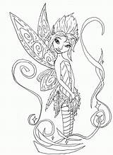 Coloring Fairy Pages Periwinkle Pixie Gothic Fairies Printable Princess Hollow Wings Cartoon Tinkerbell Kids Color Secret Adult Club Popular Pixies sketch template