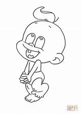 Coloring Pages Boy Little Eyes Happy Gif sketch template