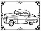 Coloring Car Printable Classic Kids Pages Antique Cars Template Color Print sketch template