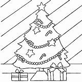 Kerstboom Kleurplaat Kleurplaten Uitprinten sketch template