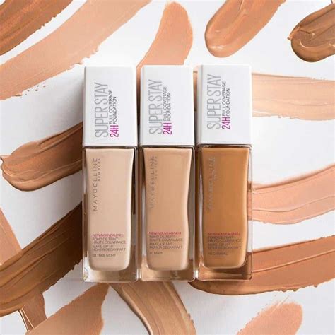review maybelline superstay foundation  full coverage