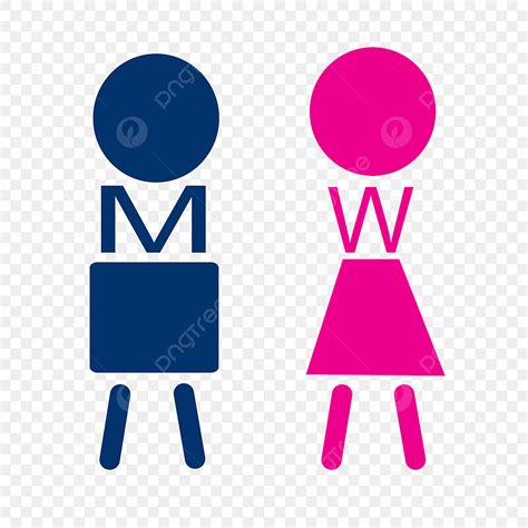male  female clipart transparent png hd male female sign vector