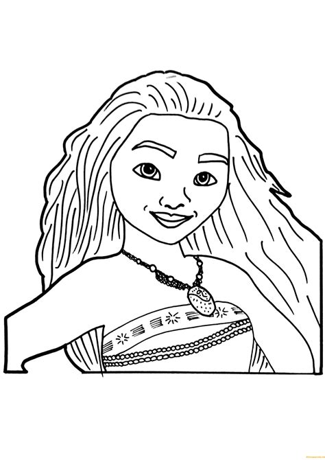 disney moana coloring page  printable coloring pages