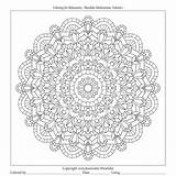 Mandala Meditations Vendu sketch template