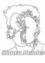 Shawn Mendes Shawnmendes Popculture Artisticos Fana Posteres Pegatinas Bocetos sketch template