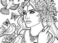 coloring pages ladies