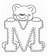 Letter Coloring Pages Bear Teddy Cute Introducing Baby Drawing Color Print Getdrawings Getcolorings Printable sketch template