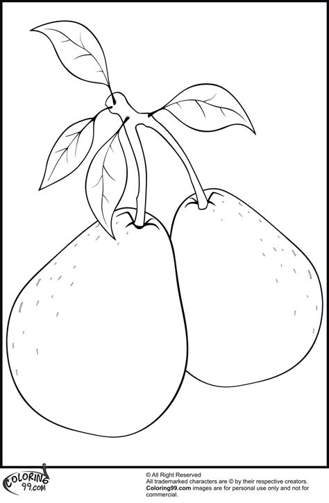 pears coloring pages minister coloring