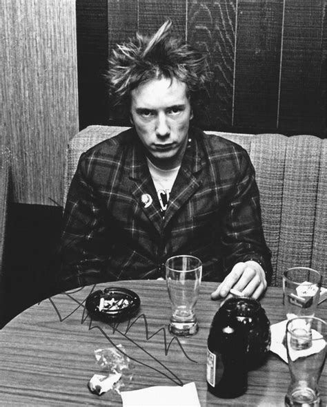 johnny rotten john lydon showcasing a great example of someone who did not… johnny rotten