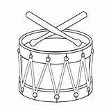 Drum Coloring Drawing Drums Toy Christmas Line Pop Pages Toys Outline Printable Clipart Children Cards Music Coloringpages Book Color Drawings sketch template