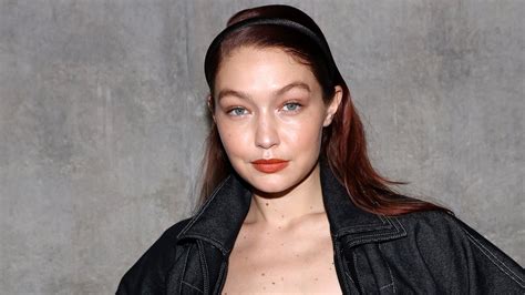 Gigi Hadid Kicked Off Spring Early In A Skintight Bustier Bodysuit