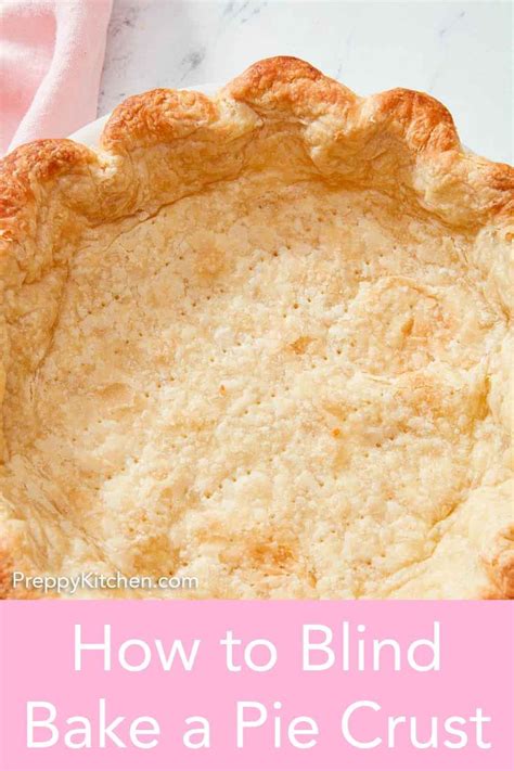 blind bake  pie crust