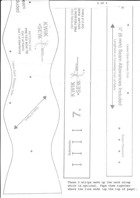 template printable printable bow tie pattern