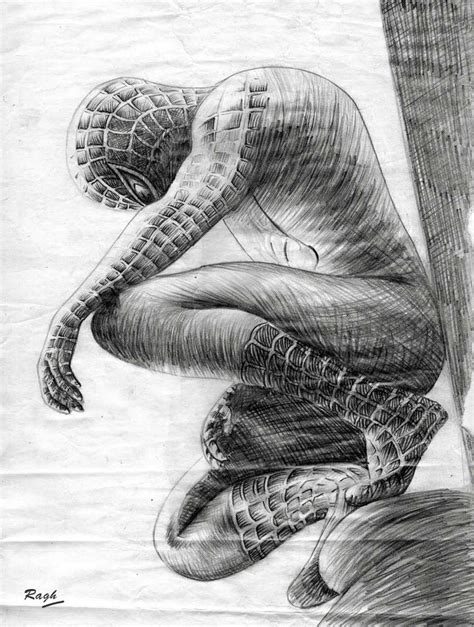 spiderman drawing  raghartist  deviantart