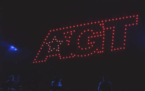 verge aero drone light show  golden buzzer  americas  talent extreme uas vision