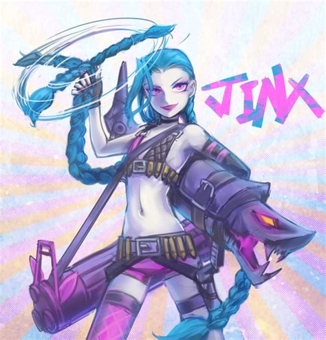 league of legends images jinx hd wallpaper and background photos 37464267