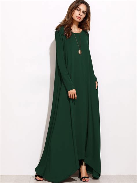 shift full length dress