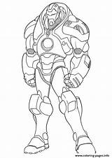 Coloring Ironman Mark A4 Marvel Pages Avengers Iron Man Printable Print Color Kids Parentune sketch template