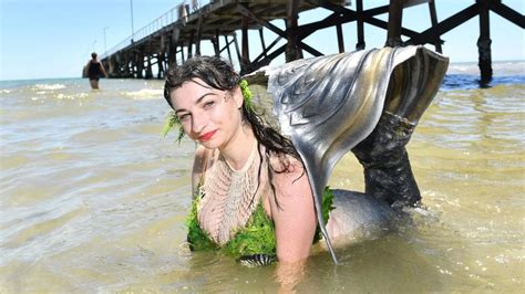 meet adelaide s real life mermaid salacia townsville bulletin