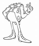 Eggman Coloring Dr Sonic Pages Hedgehog Doctor Robotnik Printable Kids Tails Hammer Popular sketch template