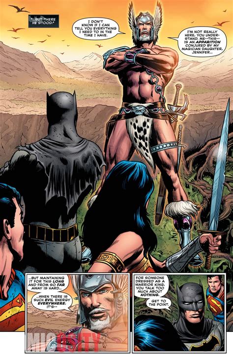 Dc Comics Universe And Trinity 18 Spoilers The Warlord Of
