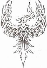 Phoenix Drawing Tattoo Coloring Firebird Tattoos Drawings Pages Bird Outline Deviantart Adults Pheonix Cool Forearm Rising Fire 2010 Printable Wings sketch template