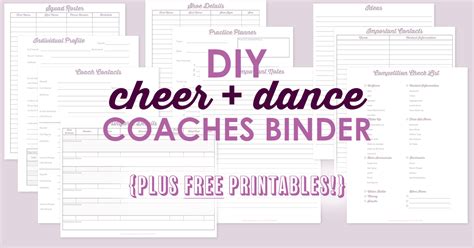 printable cheerleading coach printables